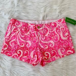 Lilly Pulitzer Walsh Pink Pout Shorts